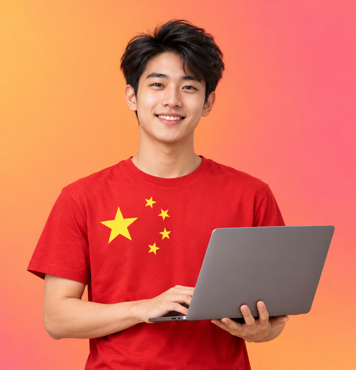 Chinese learner participating in Duo speaking session